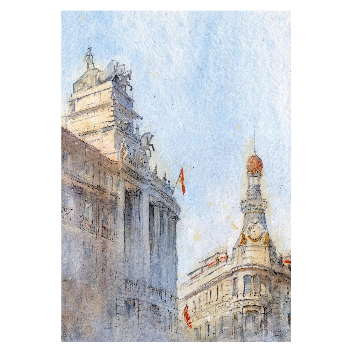 Canalejas - Fine Art - Pablocuestawatercolor