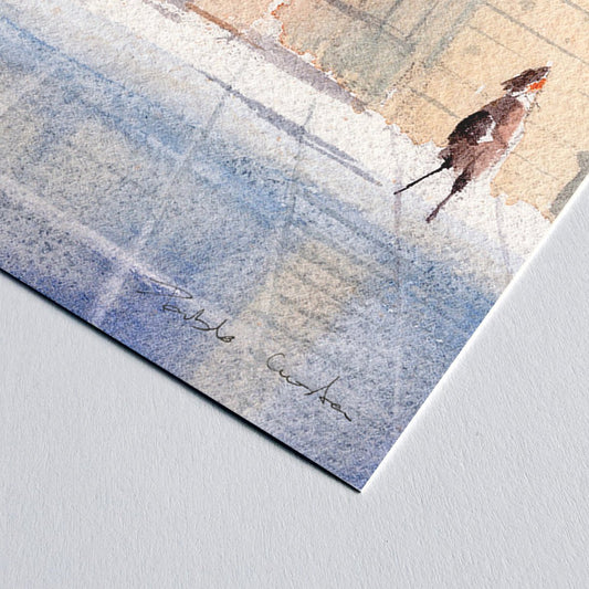 Catedral de Ávila - Reproducción Fine Art - Pablocuestawatercolor