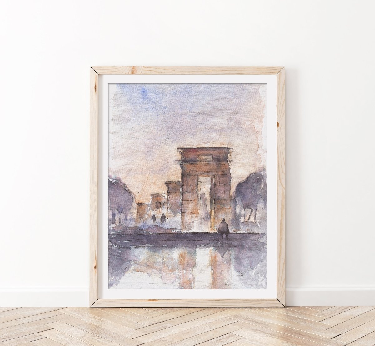 Debod - Reproducción Fine Art - Pablocuestawatercolor