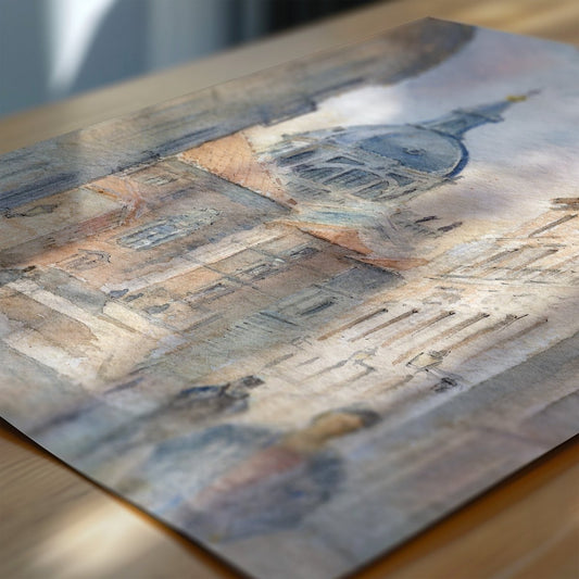 Madrid en acuarela: Calle Sacramento - Pablocuestawatercolor