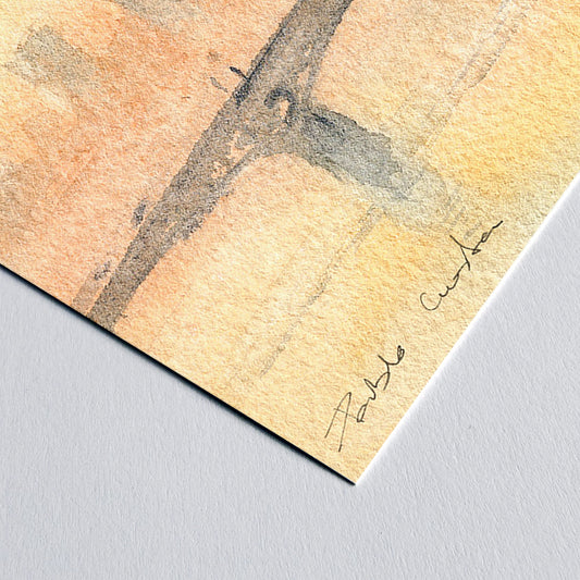 Londres en acuarela: Atardecer en Westminster