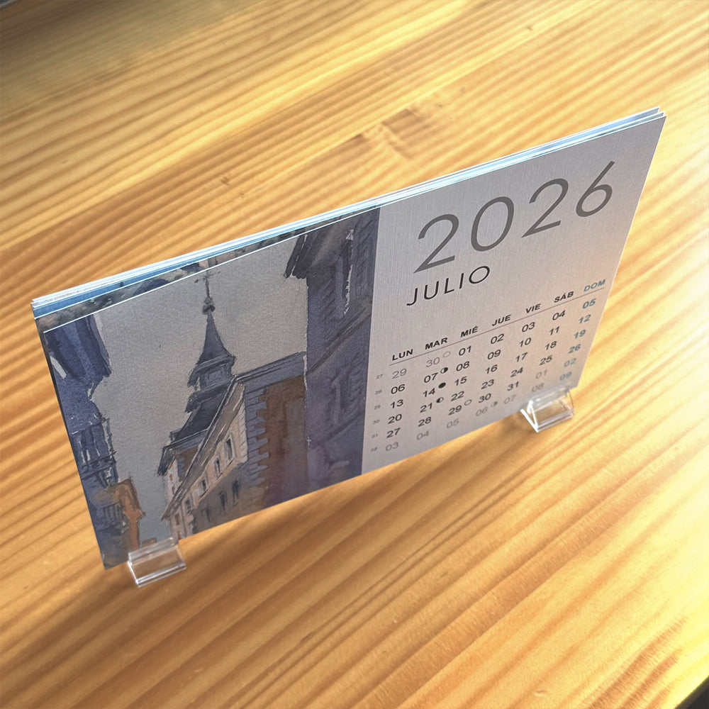 Calendario de mesa 2026