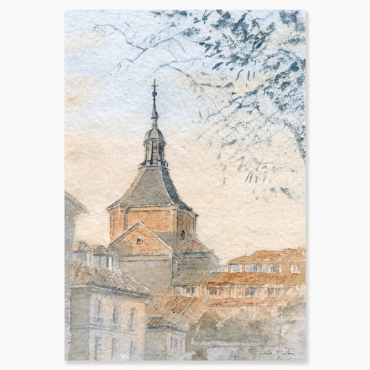 Madrid en acuarela: Calma en La Latina