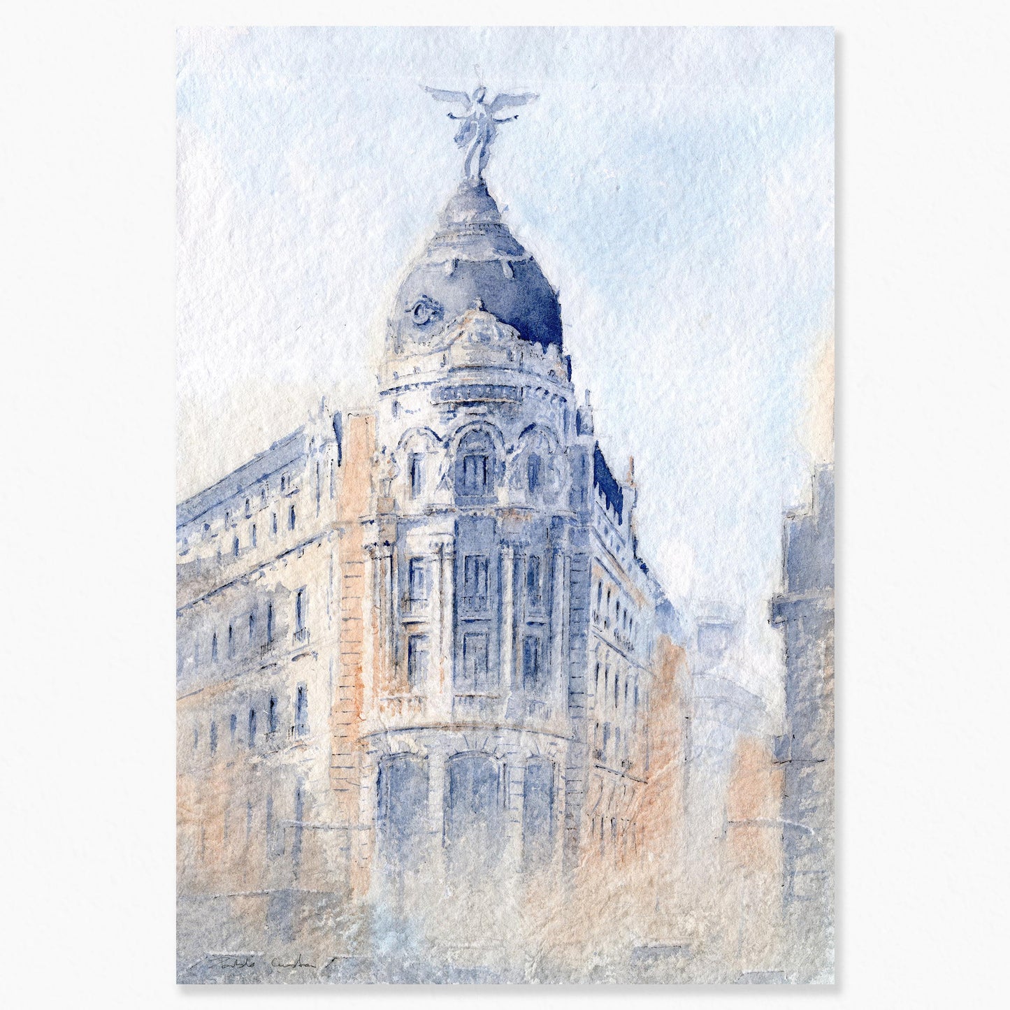 Madrid en acuarela: Metrópolis majestuoso