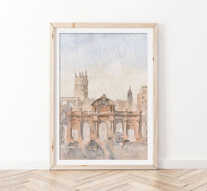 Alcalá - Reproducción Fine Art - Pablocuestawatercolor