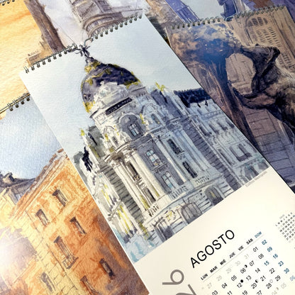 Calendario 2026 - Pablocuestawatercolor