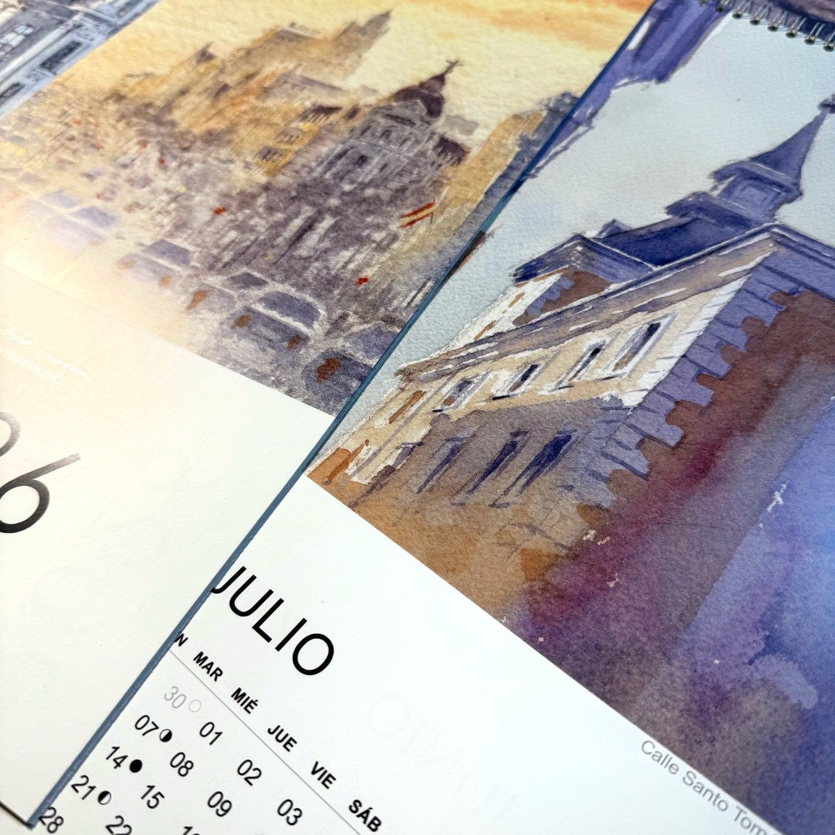 Calendario 2026 - Pablocuestawatercolor