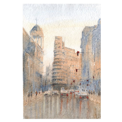 Callao tras la tormenta - Reproducción Fine Art - Pablocuestawatercolor