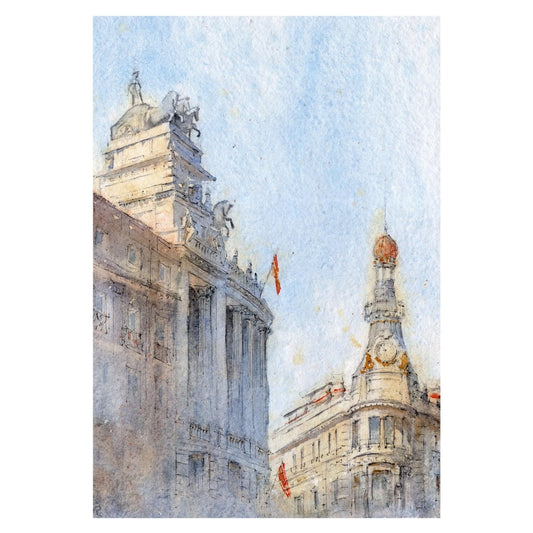 Canalejas - Fine Art - Pablocuestawatercolor