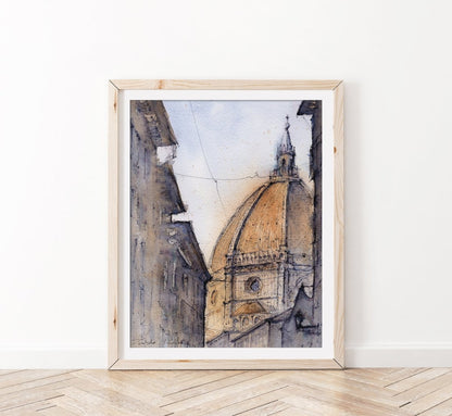 Firenze - Reproducción Fine Art - Pablocuestawatercolor