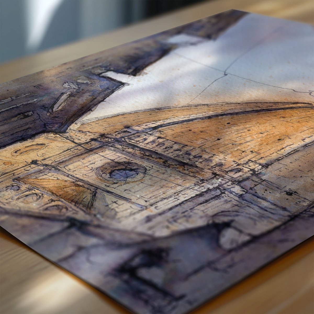 Italia en acuarela: La cúpula de Florencia - Pablocuestawatercolor