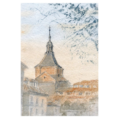 La Latina - Reproducción Fine Art - Pablocuestawatercolor