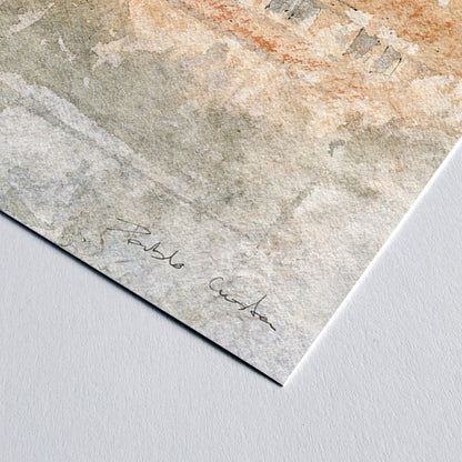 La Latina - Reproducción Fine Art - Pablocuestawatercolor