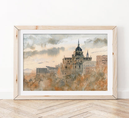 Las Vistillas - Reproducción Fine Art - Pablocuestawatercolor