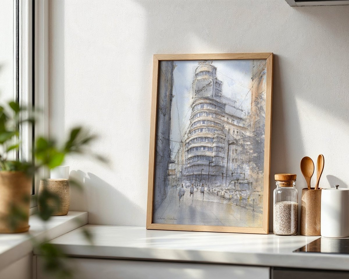 Madrid en acuarela: Callao se mueve - Pablocuestawatercolor