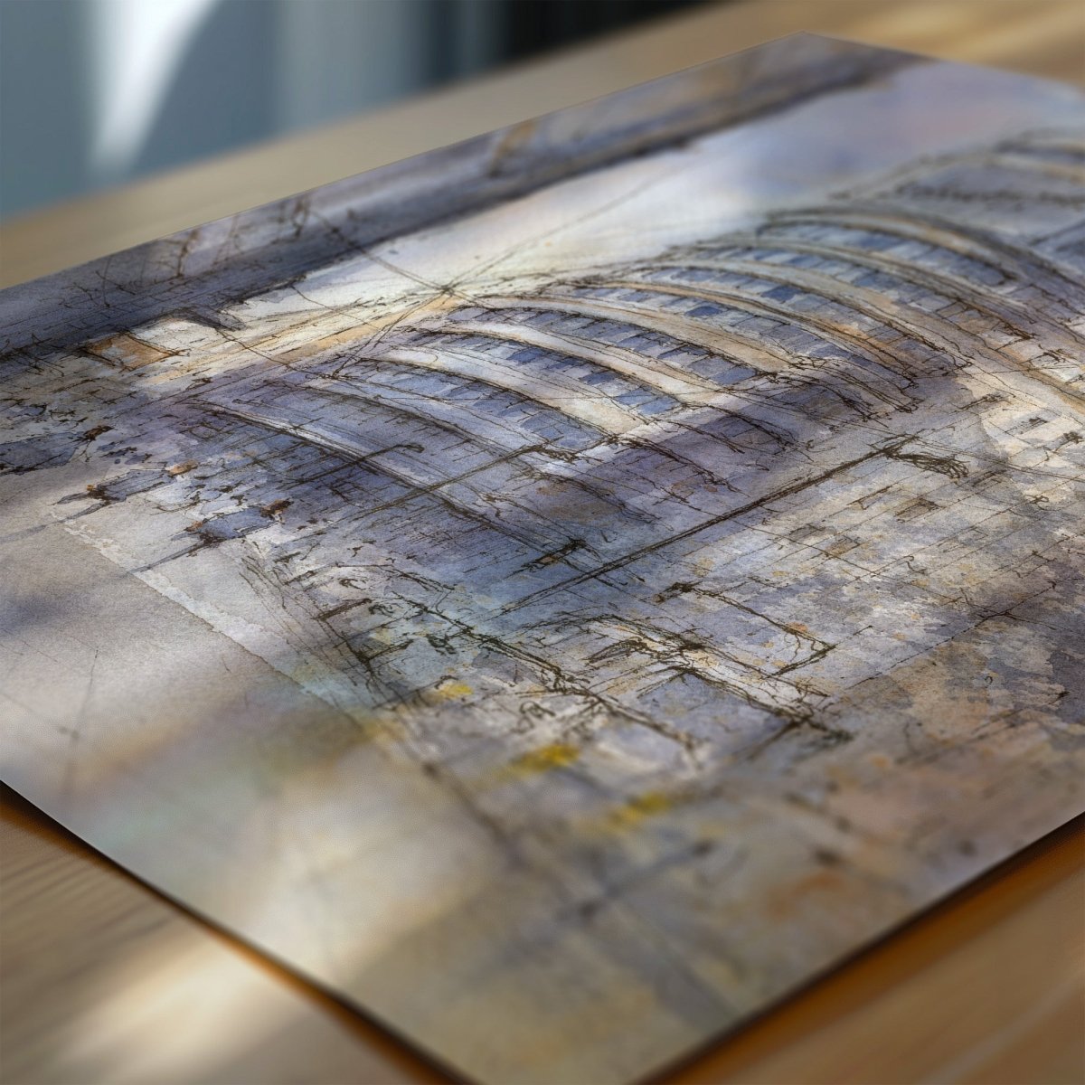 Madrid en acuarela: Callao se mueve - Pablocuestawatercolor