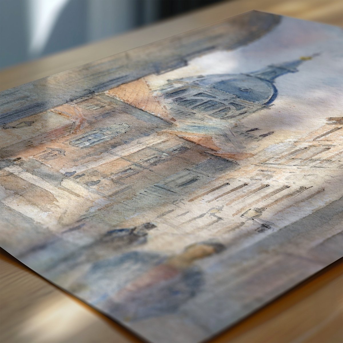 Madrid en acuarela: Calle Sacramento - Pablocuestawatercolor