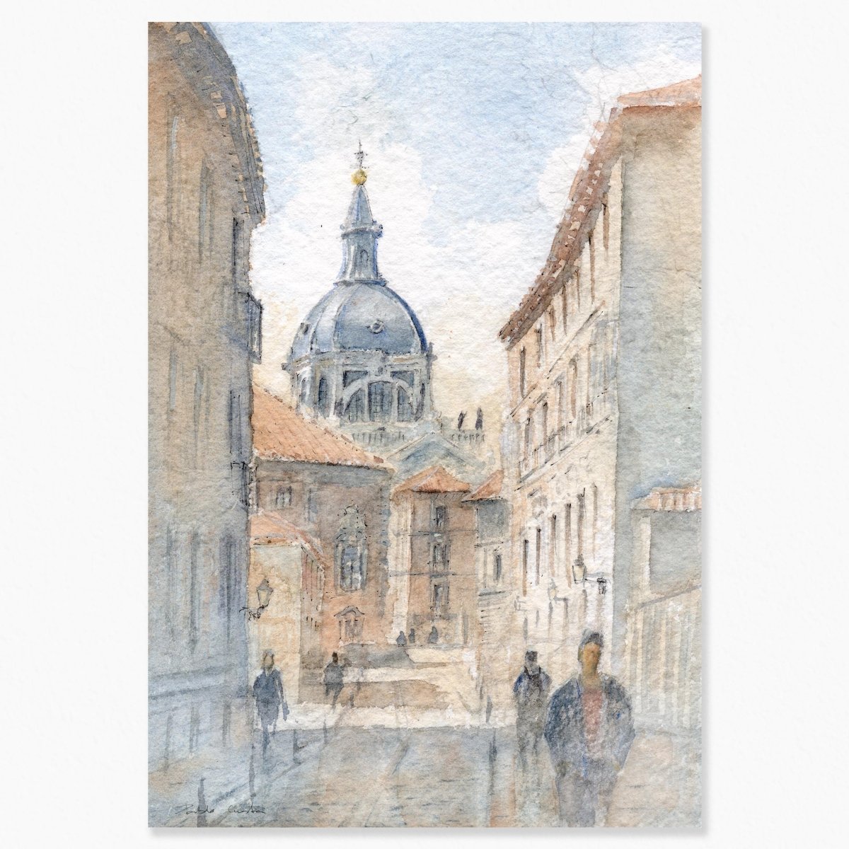 Madrid en acuarela: Calle Sacramento - Pablocuestawatercolor