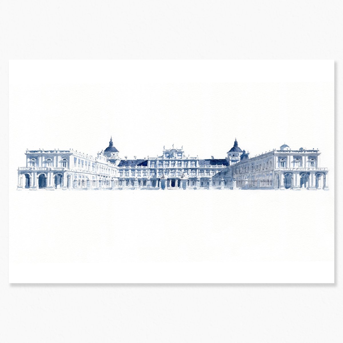 Madrid en acuarela: El Palacio Real de Aranjuez - Pablocuestawatercolor