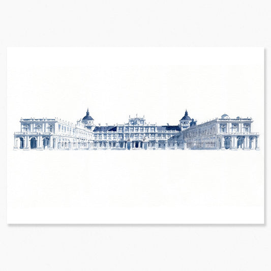 Madrid en acuarela: El Palacio Real de Aranjuez - Pablocuestawatercolor