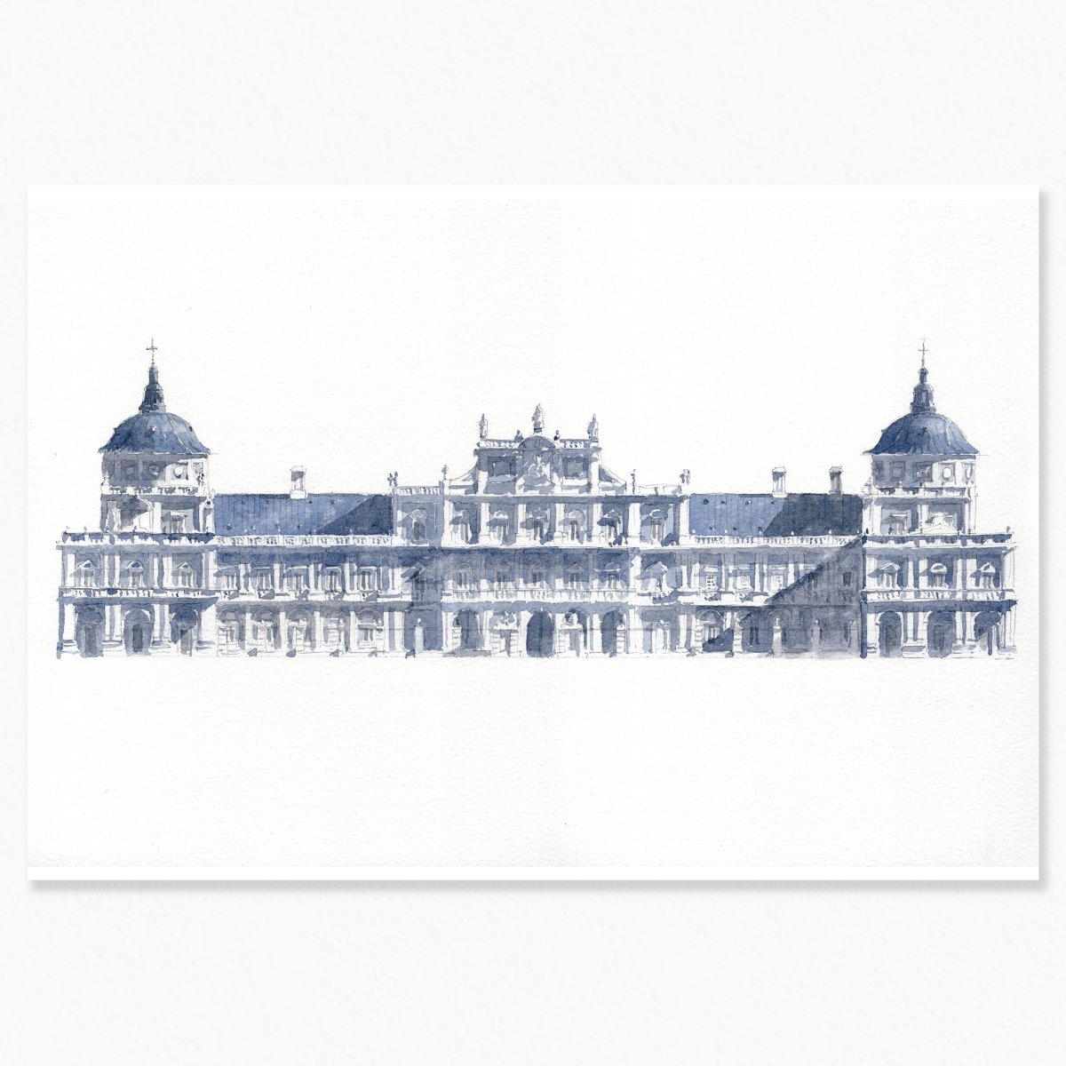 Madrid en acuarela: El Palacio Real de Aranjuez - Pablocuestawatercolor
