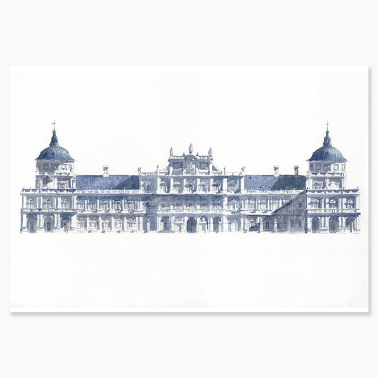 Madrid en acuarela: El Palacio Real de Aranjuez - Pablocuestawatercolor