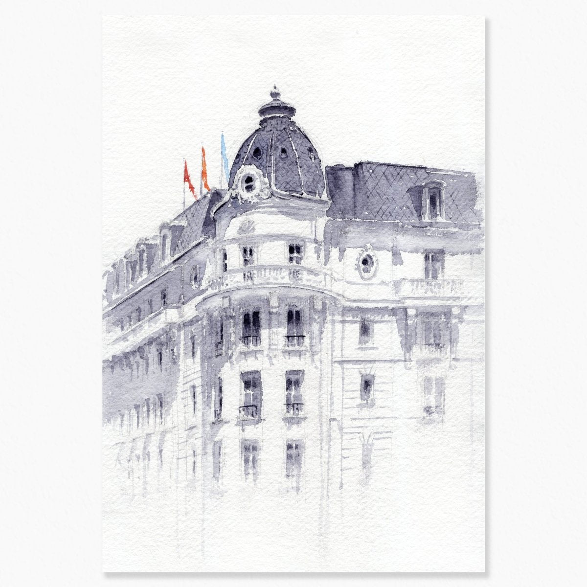 Madrid en acuarela: El Ritz - Pablocuestawatercolor