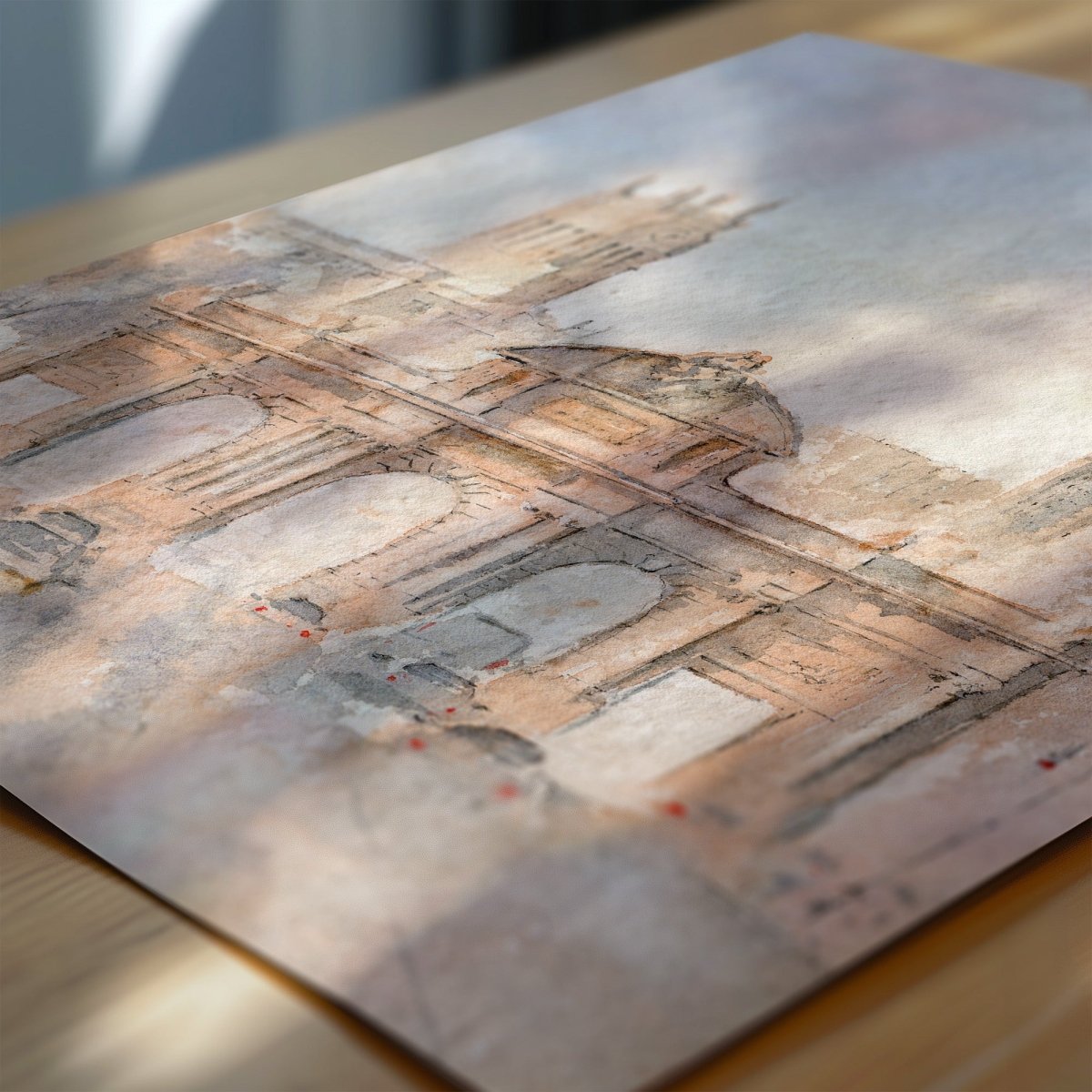 Madrid en acuarela: Miralá, miralá. Alcalá - Pablocuestawatercolor