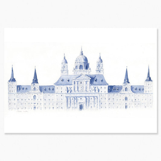 Madrid en acuarela: San Lorenzo de El Escorial - Pablocuestawatercolor