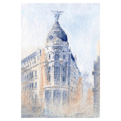 Metrópolis - Reproducción Fine Art - Pablocuestawatercolor