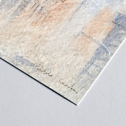 Metrópolis - Reproducción Fine Art - Pablocuestawatercolor