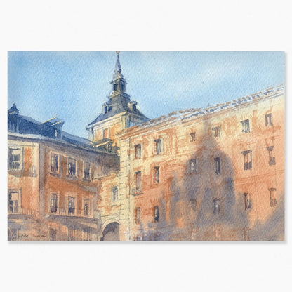 Postales de acuarelas de Madrid - Pablocuestawatercolor