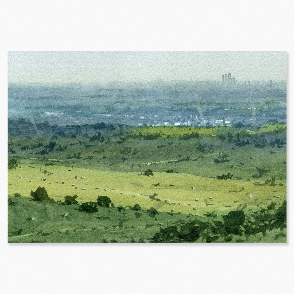 Postales de acuarelas de Madrid - Pablocuestawatercolor