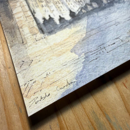 Postales de acuarelas de Madrid - Pablocuestawatercolor