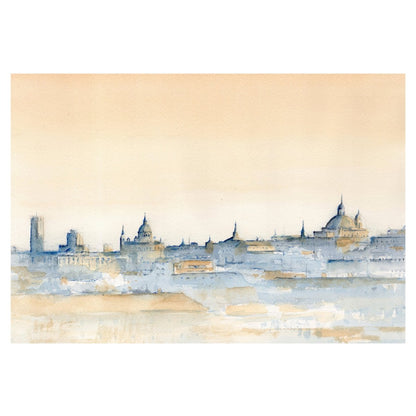 Pradera de San Isidro - Reproducción Fine Art - Pablocuestawatercolor