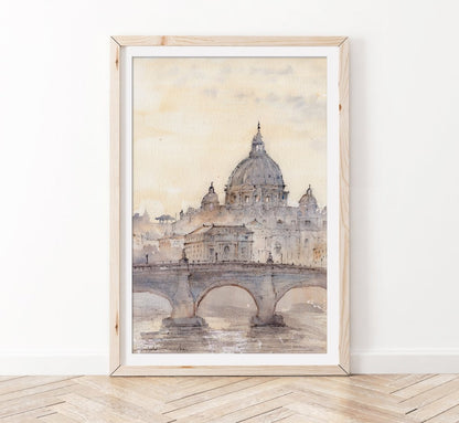Roma - Reproducción Fine Art - Pablocuestawatercolor