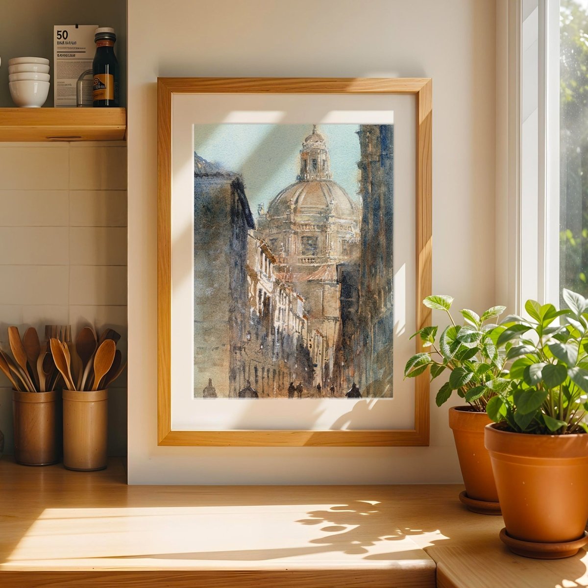 Salamanca en acuarela: Las calles de Salamanca - Pablocuestawatercolor