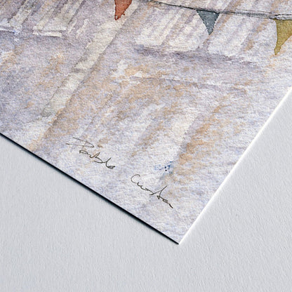 San Andrés - Reproducción Fine Art - Pablocuestawatercolor