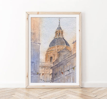 San Andrés - Reproducción Fine Art - Pablocuestawatercolor