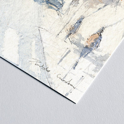 San Francisco el Grande - Reproducción Fine Art - Pablocuestawatercolor