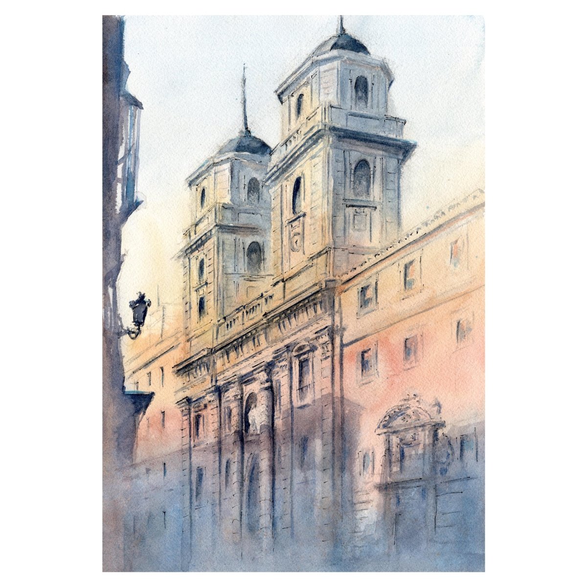 San Isidro - Reproducción Fine Art - Pablocuestawatercolor