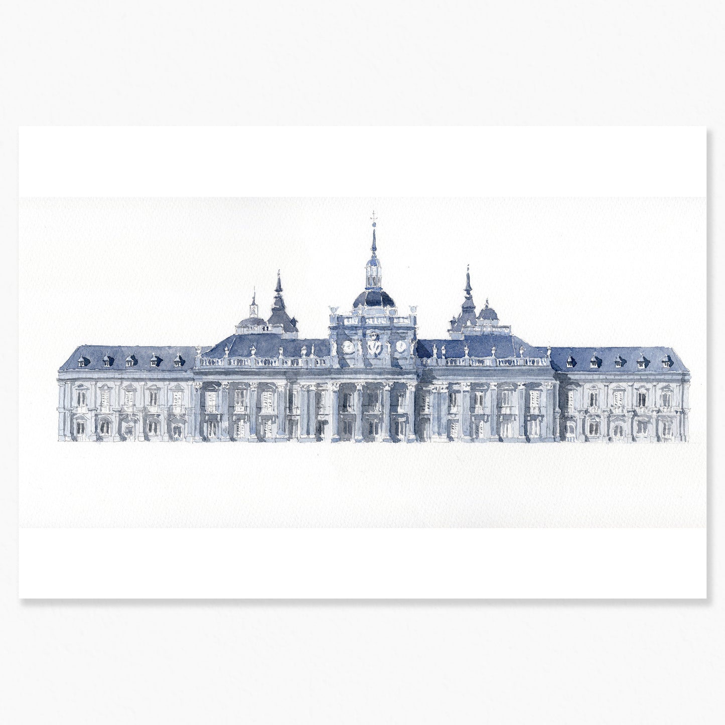 Segovia en acuarela: El Palacio de La Granja de San Idelfonso