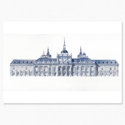 Segovia en acuarela: El Palacio de La Granja de San Idelfonso