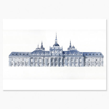 Segovia en acuarela: El Palacio de La Granja de San Idelfonso - Pablocuestawatercolor