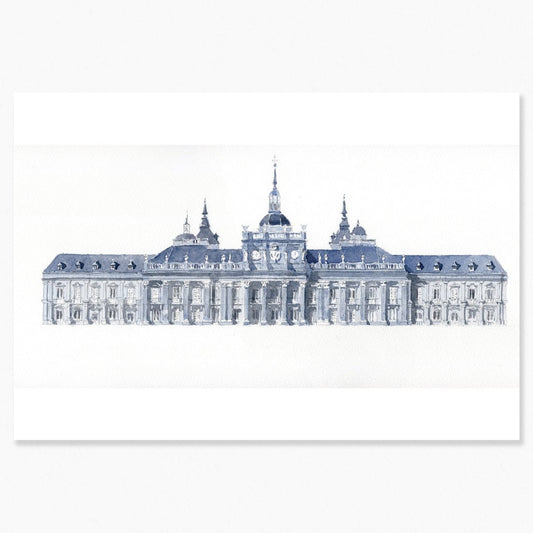 Segovia en acuarela: El Palacio de La Granja de San Idelfonso - Pablocuestawatercolor