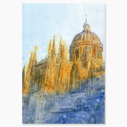 Sevilla en acuarela: Atardece en Salamanca - Pablocuestawatercolor