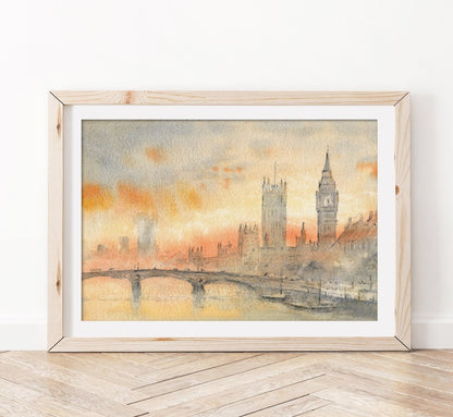 Westminster - Fine Art - Pablocuestawatercolor